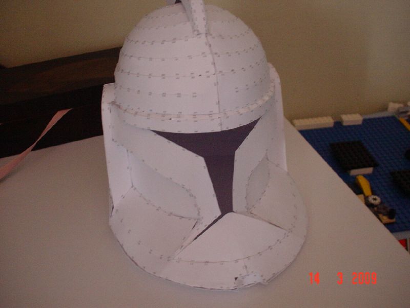 Как сделать шлем из бумаги звездные войны видео